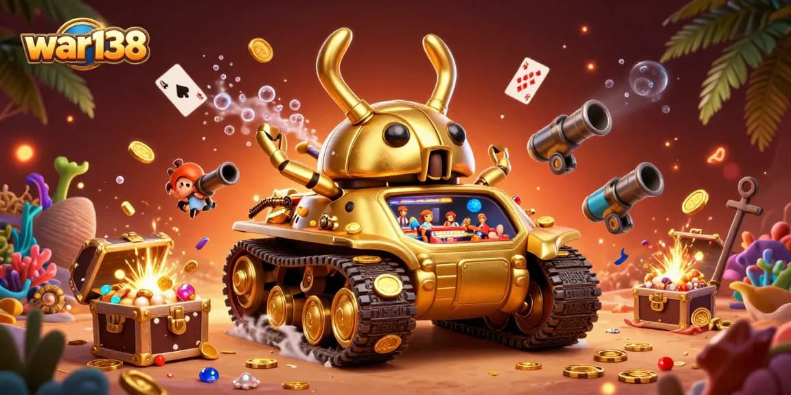 Experience thrilling gameplay with the unique war138 casino inside a tank, bursting with fun elements!