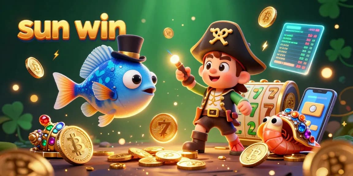 Experience thrilling slot action with sun win in an exciting underwater scene featuring dynamic ocean creatures and treasures.