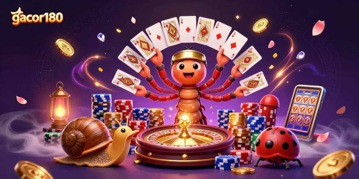 Rasakan keseruan bermain gacor180 dengan dealer kartu dan simbol permainan yang memukau.