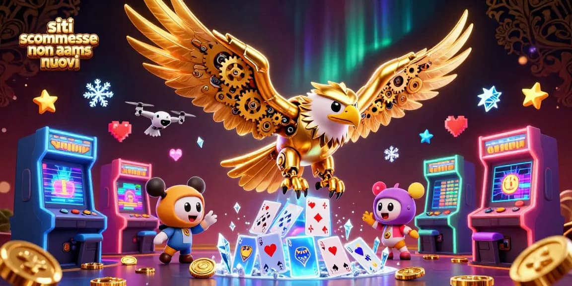 I migliori siti scommesse non AAMS nuovi offrono un'esperienza di gioco avvincente con macchine arcade colorate e carte da gioco olografiche.