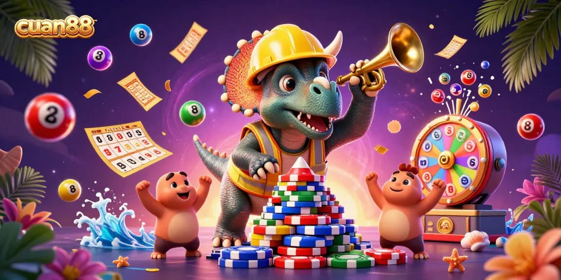 Menangkan jackpot di cuan88 dengan desain kasino ceria dan warna-warni.