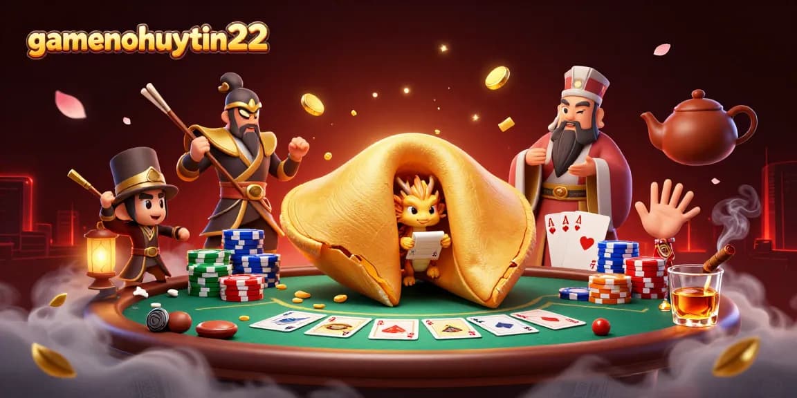 Experience thrilling Pai Gow games at gamenohuuytin22 with vibrant characters and poker elements.
