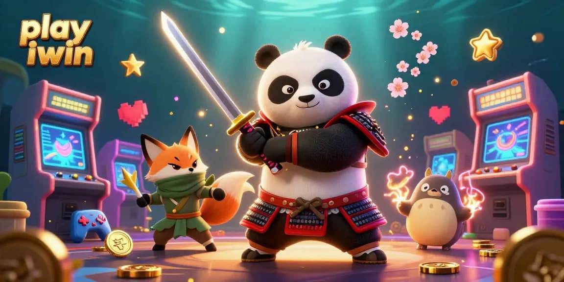 Play iwin and join the fierce samurai panda and ninja fox in a vivid gaming adventure!