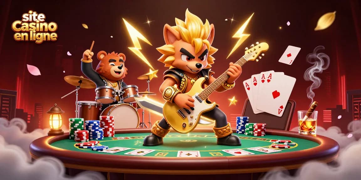 Profitez du site casino en ligne avec des jeux de poker immersifs, ambiance festive et rocambolesque.