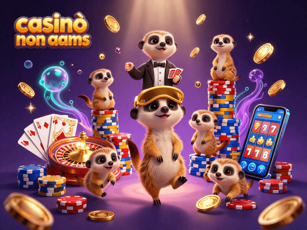 Gioca al casinò non aams con un'affascinante colonia di suricati che gestiscono un'operazione vivace.