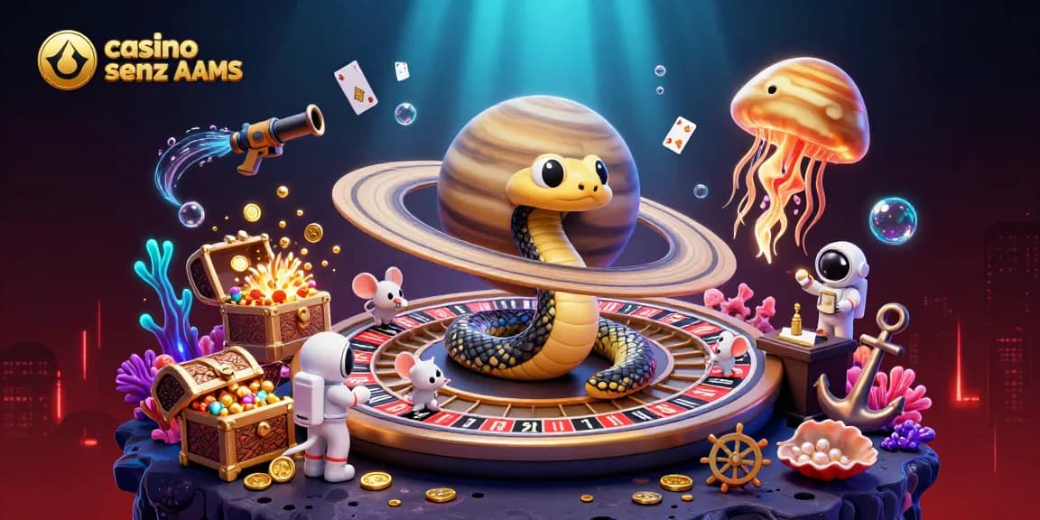 Giocatori in azione nei casino senza AAMS, scommettendo su ruote e slot animate in un'atmosfera vivace.