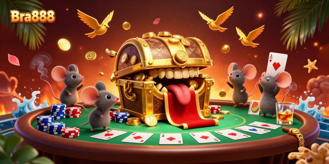 Engage in thrilling poker action with Bra888's immersive casino adventure featuring vibrant game elements.