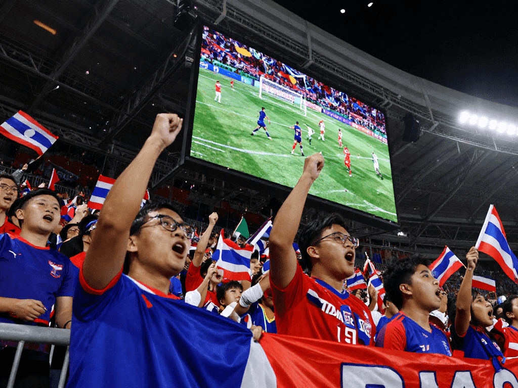 แฟนบอลชาวไทยในสนามฟุตบอลโลก 2026 เชียร์ทีมที่รัก แทงบอลโลกนัดชิง