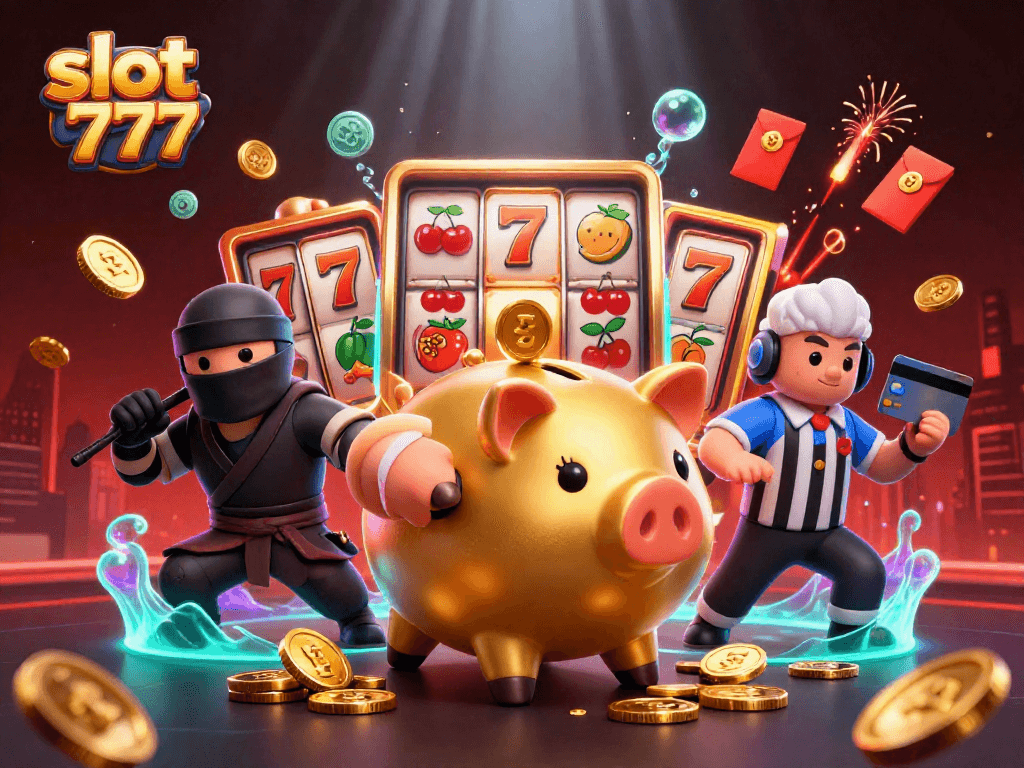 Spin the slot 777 for thrilling wins with golden coins and vibrant casino action.