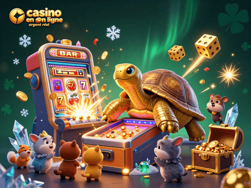 Jouez sur un casino en ligne argent réel avec une machine à sous et un jackpot éblouissant.