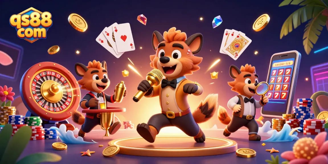 Engage with qs88 com for thrilling casino experiences with vibrant characters and energetic gaming elements.