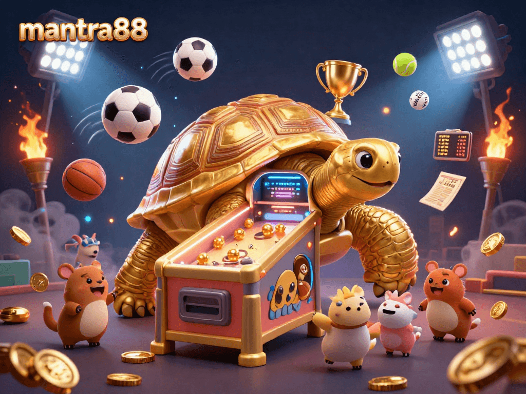 Experience the thrill of mantra88 with exciting sports betting elements and a vibrant, interactive design.