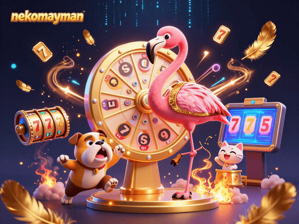 Spin the nekomayman jackpot wheel with excitement from our lively gaming scene.