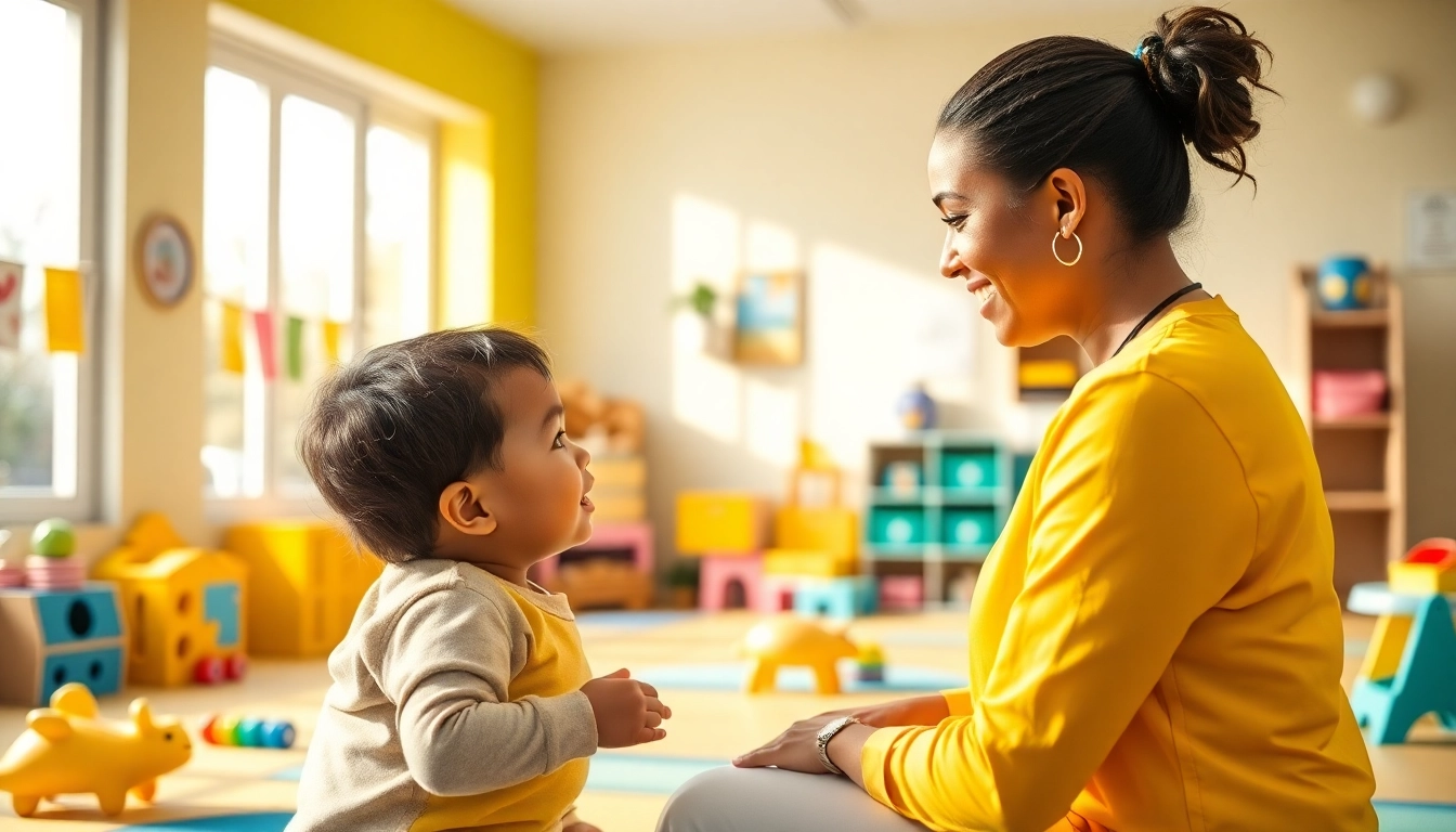 Child receiving ABA therapy in Livonia, engaging positively with a professional therapist.