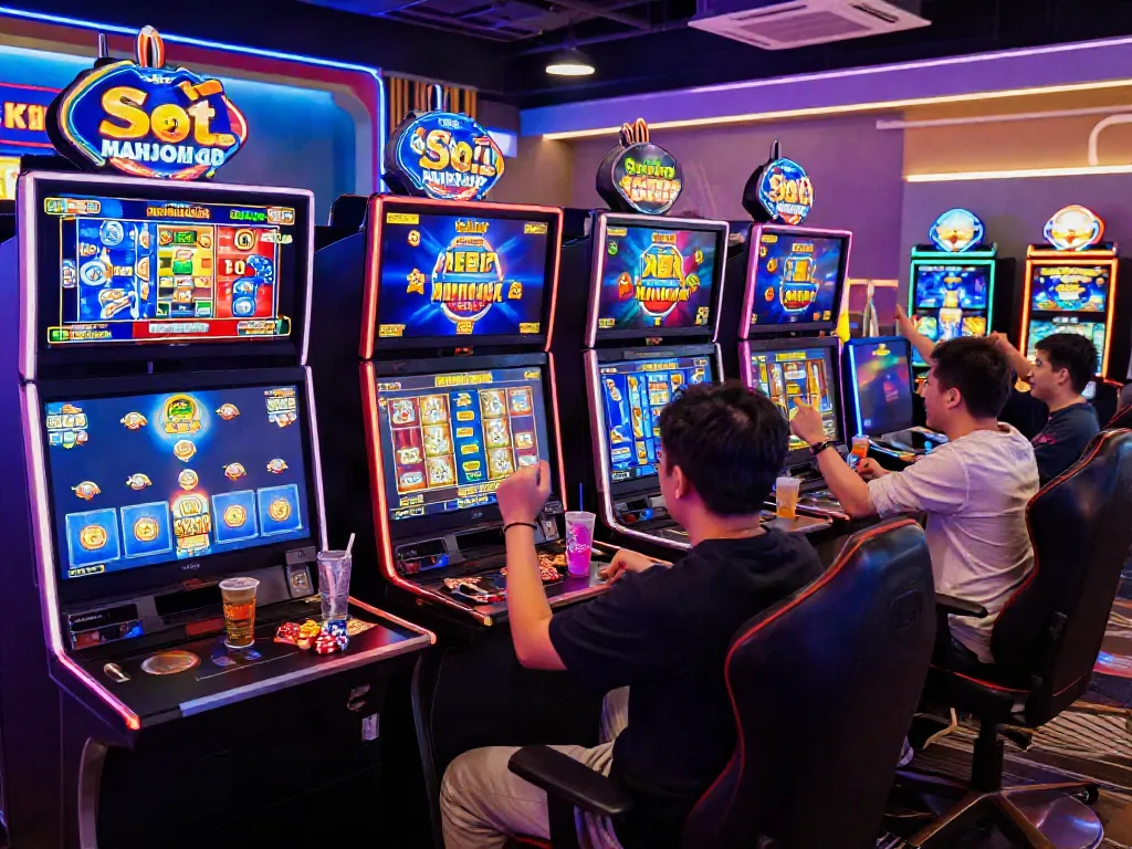 Exciting gameplay at Slot MAHJONGJP88 featuring PG SOFT slot games and vibrant gaming atmosphere.