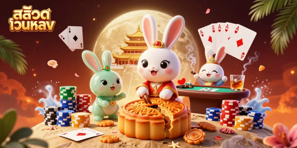 เล่น สล็อตเว็บตรง ร่วมกับกระต่าย moon ในบรรยากาศคาสิโนบนพื้นผิวดวงจันทร์