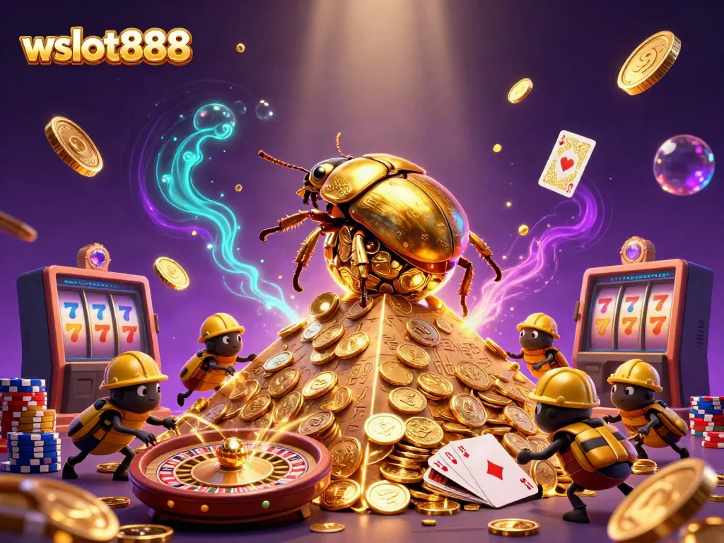Menangkan jackpot dengan wslot888 dan nikmati kemewahan kasino dalam ilustrasi 3D yang menarik.